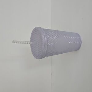 NWOT 2021 Holiday Icy Lilac Bling Starbucks Grid Grande Tumbler